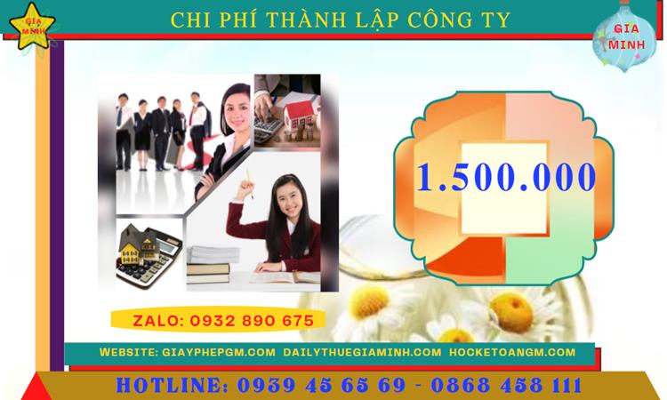 Chi phí thành lập doanh nghiệp uy tín tại Huyện Thạch Thất