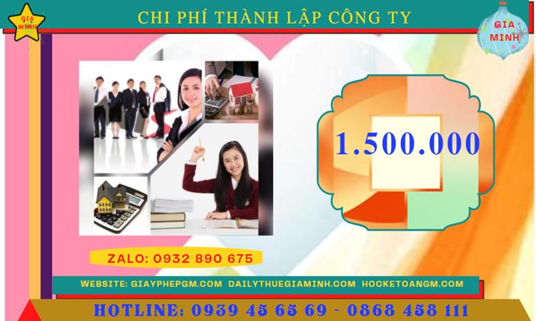 Chi phí thành lập doanh nghiệp uy tín tại Huyện Thường Tín
