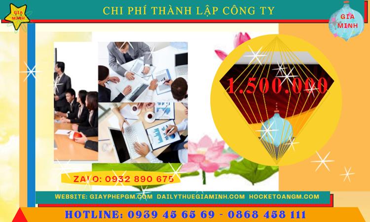 Chi phí thành lập doanh nghiệp uy tín tại Huyện Vĩnh Thạnh