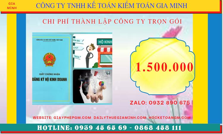 Chi phí thành lập doanh nghiệp uy tín tại Quận 4