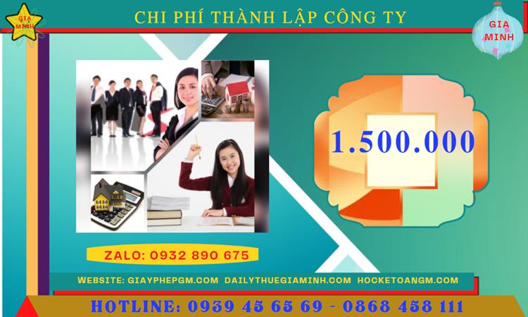 Chi phí thành lập doanh nghiệp uy tín tại Quận Ba Đình