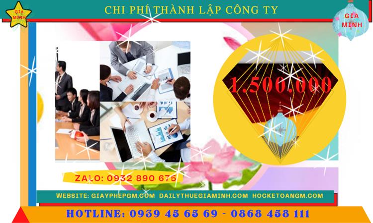 Chi phí thành lập doanh nghiệp uy tín tại Quận Ninh Kiều