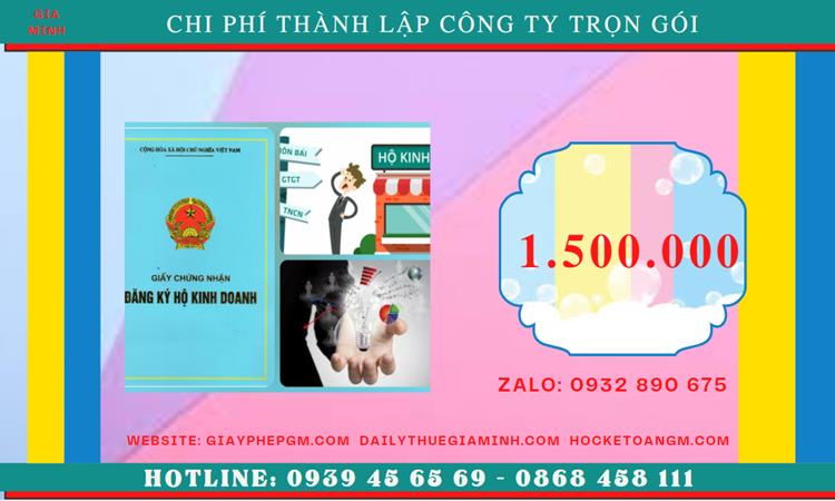 Chi phí thành lập doanh nghiệp uy tín tại Quận Tân Phú