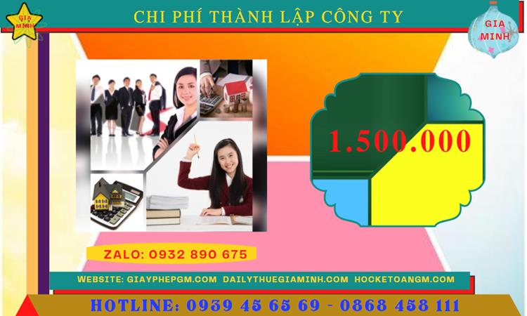 Chi phí thành lập doanh nghiệp uy tín tại Thị Xã Sơn Tây