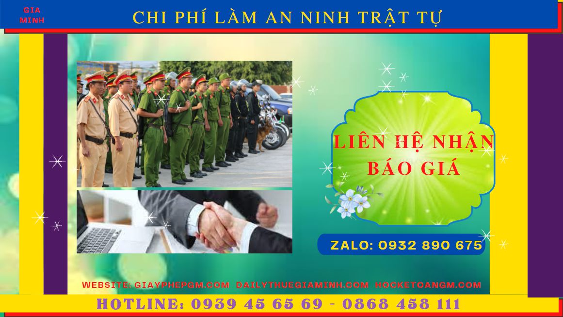 XIN GIẤY CHỨNG NHẬN AN NINH TRẬT TỰ KHÁCH SẠN QUẢNG NINH 5 Chi phí xin giấy chứng nhận an ninh trật tự cho khách sạn tại Quảng Ninh