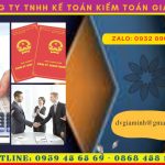BÁO CÁO TÀI CHÍNH CUỐI NĂM TẠI HẢI DƯƠNG 6 Thủ tục mở công ty dịch vụ bảo vệ tại Quận Thốt Nốt Dịch vụ làm báo cáo thuế giá rẻ Hải Dương chất lượng