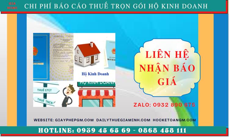 Báo cáo thuế hộ kinh doanh tại Huyện Kiến Thụy – Hướng dẫn chi tiết 2025 5 Chi phí báo cáo thuế hộ kinh doanh tại Huyện Kiến Thụy