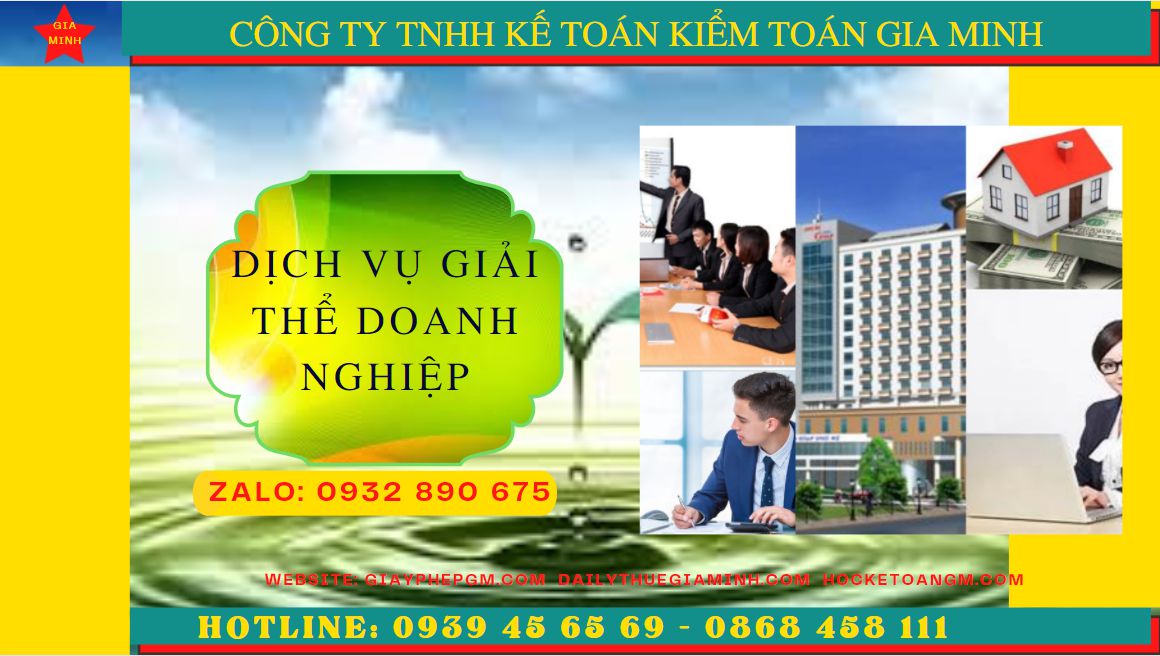 Dịch vụ giải thể doanh nghiệp trọn gói tại Huyện Thới Lai