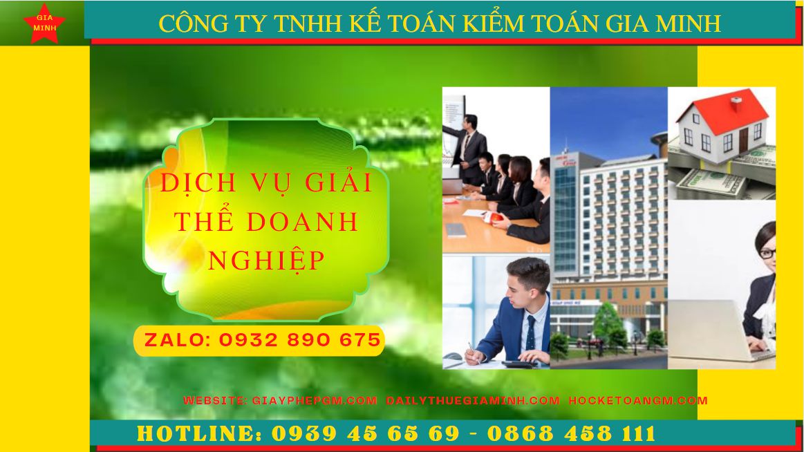 Dịch vụ giải thể doanh nghiệp trọn gói tại Quận Cái Răng