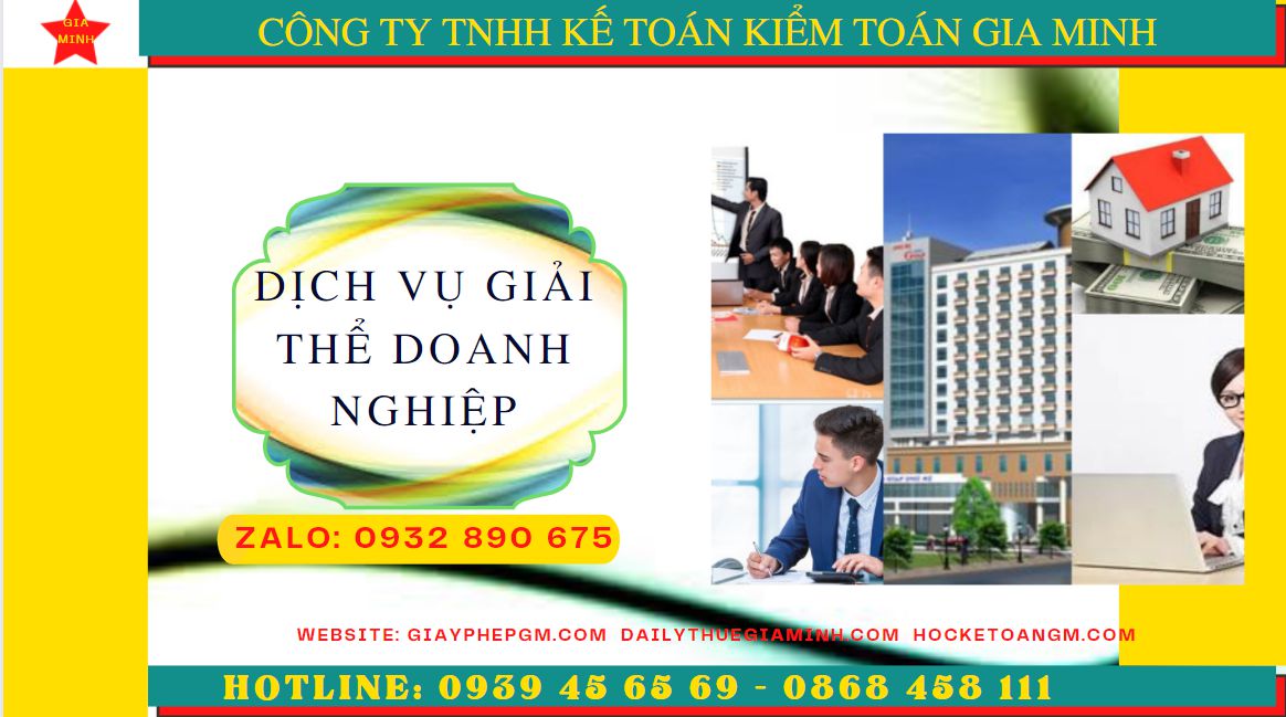 Dịch vụ giải thể doanh nghiệp trọn gói tại An Giang