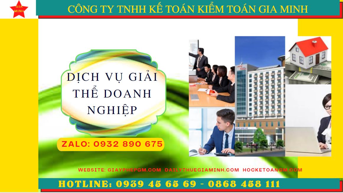 Dịch vụ giải thể doanh nghiệp trọn gói tại Bến Tre
