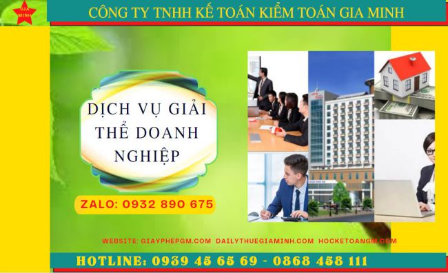 Dịch vụ giải thể doanh nghiệp trọn gói tại Cao Bằng
