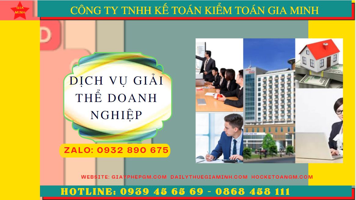 Dịch vụ giải thể doanh nghiệp trọn gói tại Hà Tĩnh