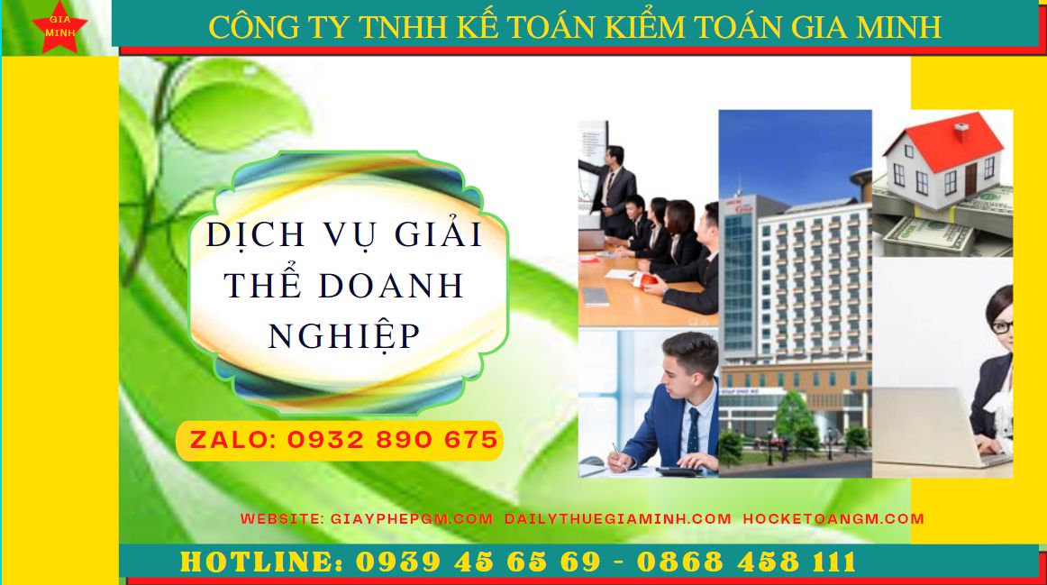 Dịch vụ giải thể doanh nghiệp trọn gói tại Hải Phòng