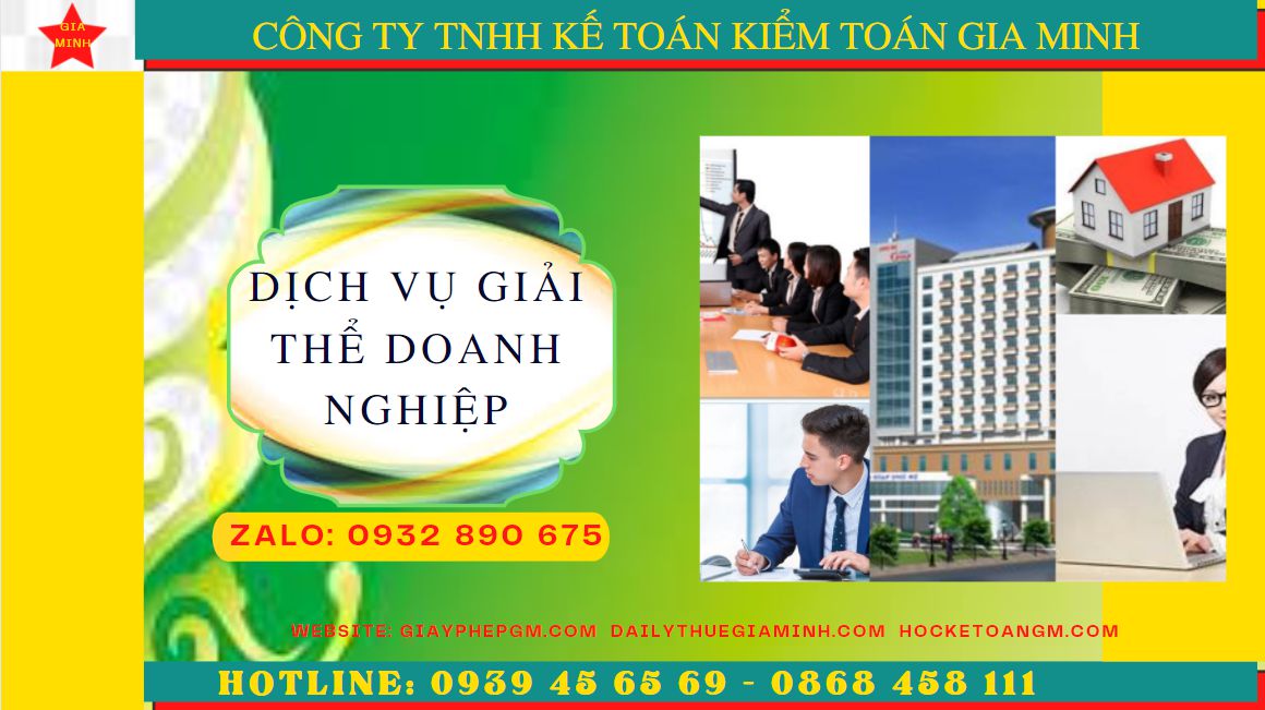 Dịch vụ giải thể doanh nghiệp trọn gói tại Hậu Giang