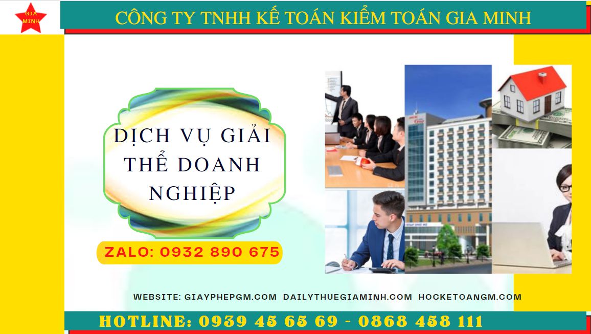 Dịch vụ giải thể doanh nghiệp trọn gói tại Huyện Ân Thi