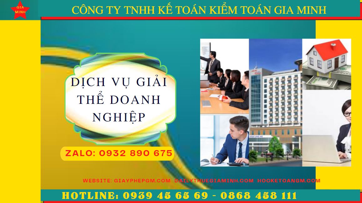 Dịch vụ giải thể doanh nghiệp trọn gói tại Huyện Bình Lục