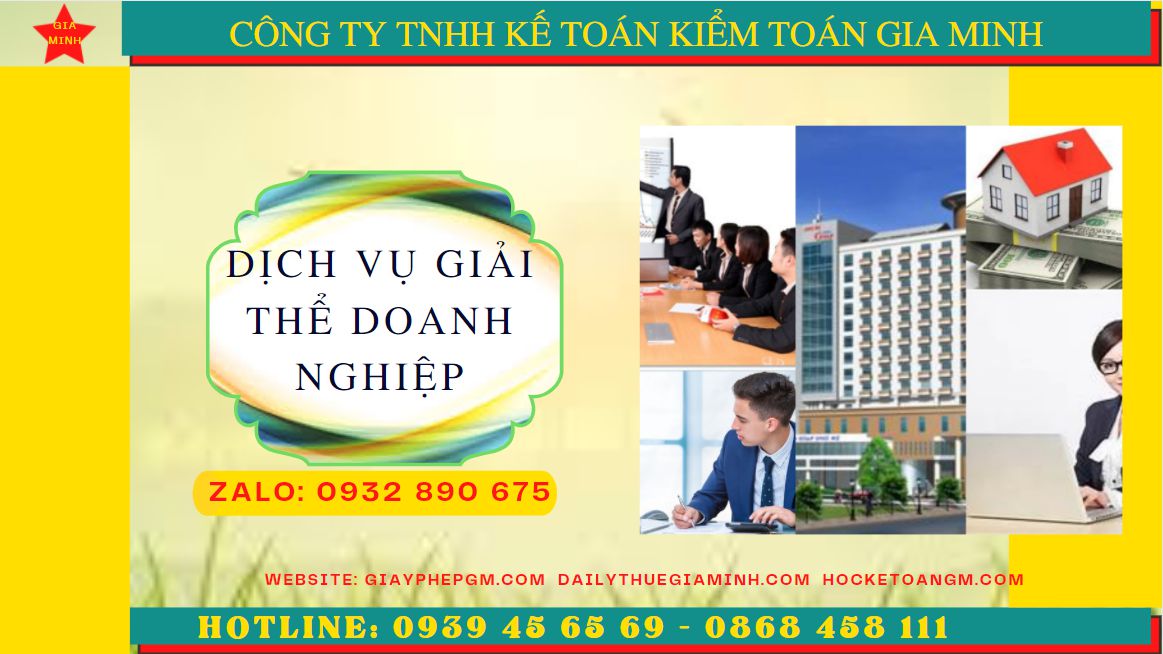 Dịch vụ giải thể doanh nghiệp trọn gói tại Huyện Chương Mỹ 