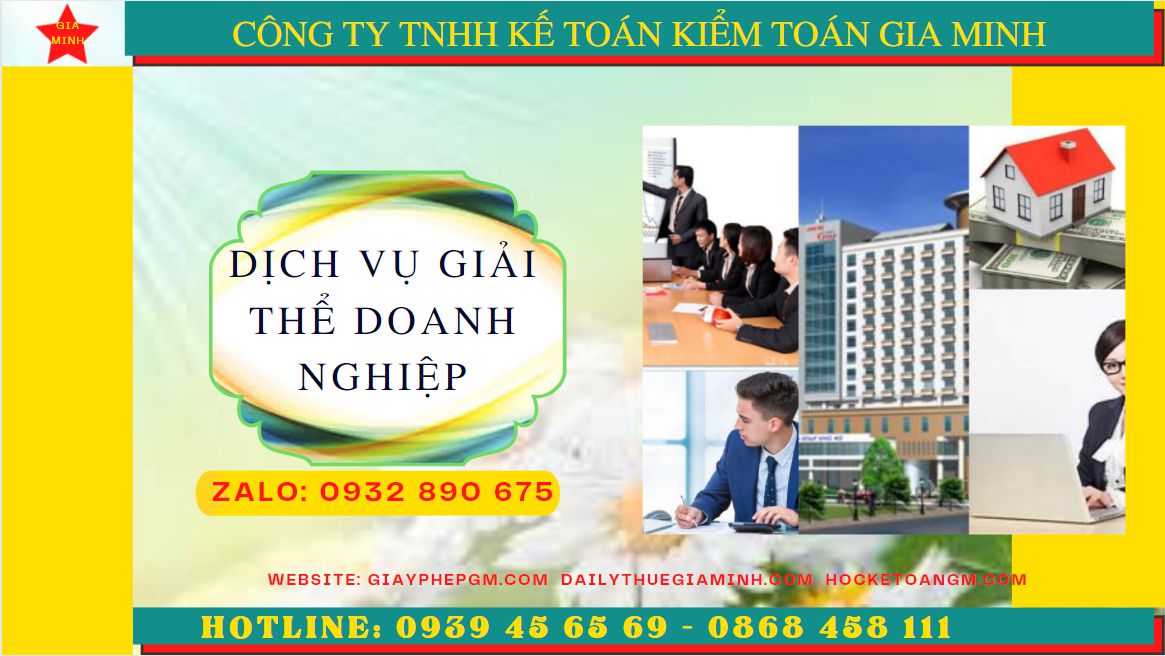 Dịch vụ giải thể doanh nghiệp trọn gói tại Huyện Đan Phượng 
