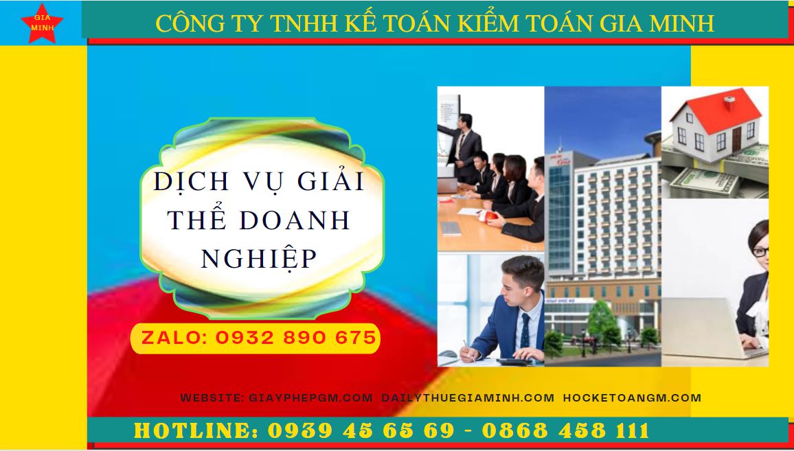 Dịch vụ giải thể doanh nghiệp trọn gói tại Huyện Kim Bảng