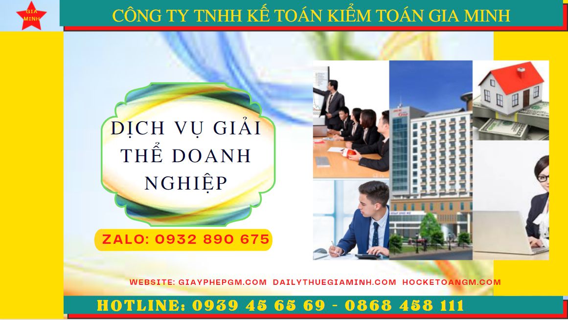 DỊCH VỤ GIẢI THỂ CÔNG TY TRỌN GÓI HUYỆN MÊ LINH 4 Dịch vụ giải thể doanh nghiệp trọn gói tại Huyện Mê Linh