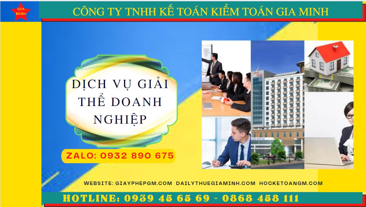 Dịch vụ giải thể doanh nghiệp trọn gói tại Huyện Phù Cừ