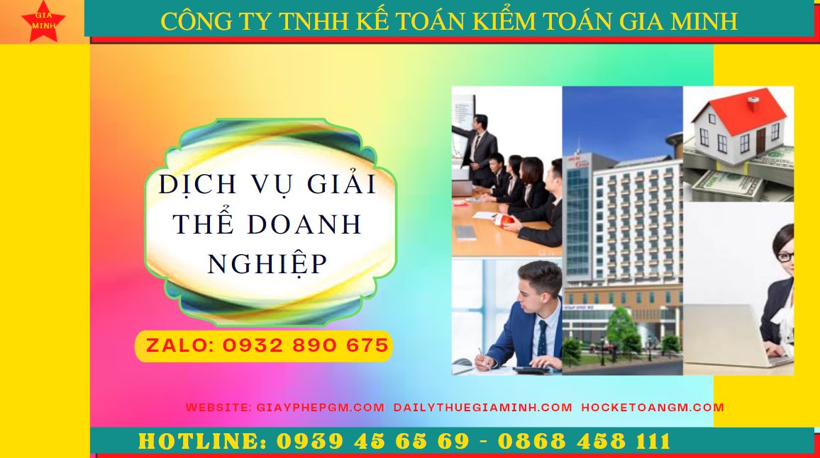 Dịch vụ giải thể doanh nghiệp trọn gói tại Huyện Tiên Lữ