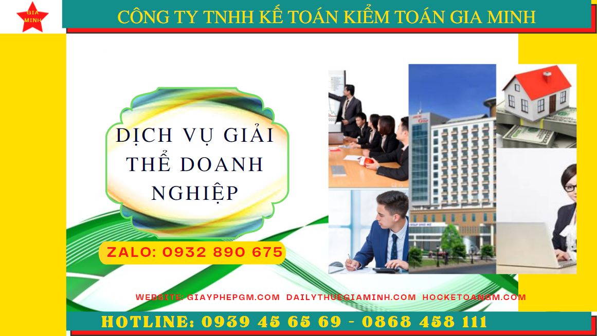 Dịch vụ giải thể doanh nghiệp trọn gói tại Huyện Ứng Hòa 
