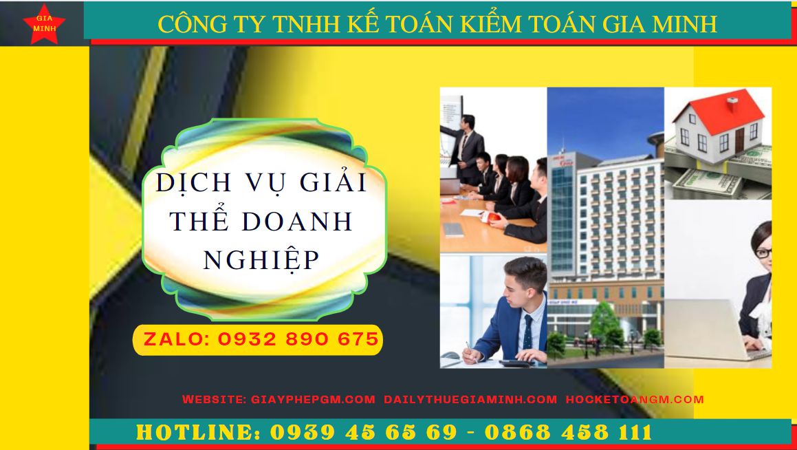 DỊCH VỤ GIẢI THỂ CÔNG TY TRỌN GÓI HUYỆN VĂN GIANG 4 Dịch vụ giải thể doanh nghiệp trọn gói tại Huyện Văn Giang