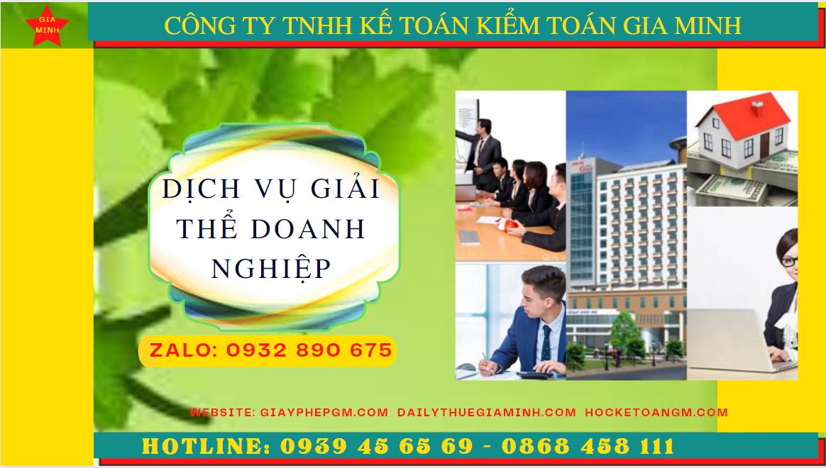 DỊCH VỤ GIẢI THỂ CÔNG TY TRỌN GÓI KIÊN GIANG 4 Dịch vụ giải thể doanh nghiệp trọn gói tại Kiên Giang