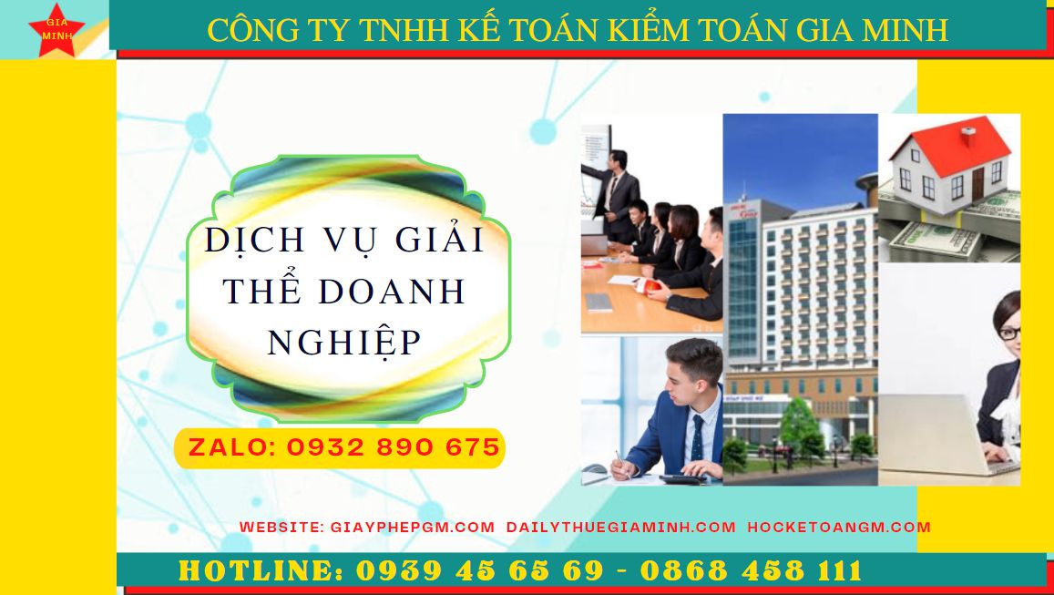 Dịch vụ giải thể doanh nghiệp trọn gói tại Nghệ An