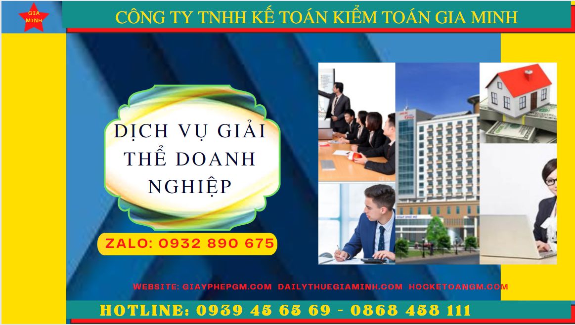 Dịch vụ giải thể doanh nghiệp trọn gói tại Ninh Thuận