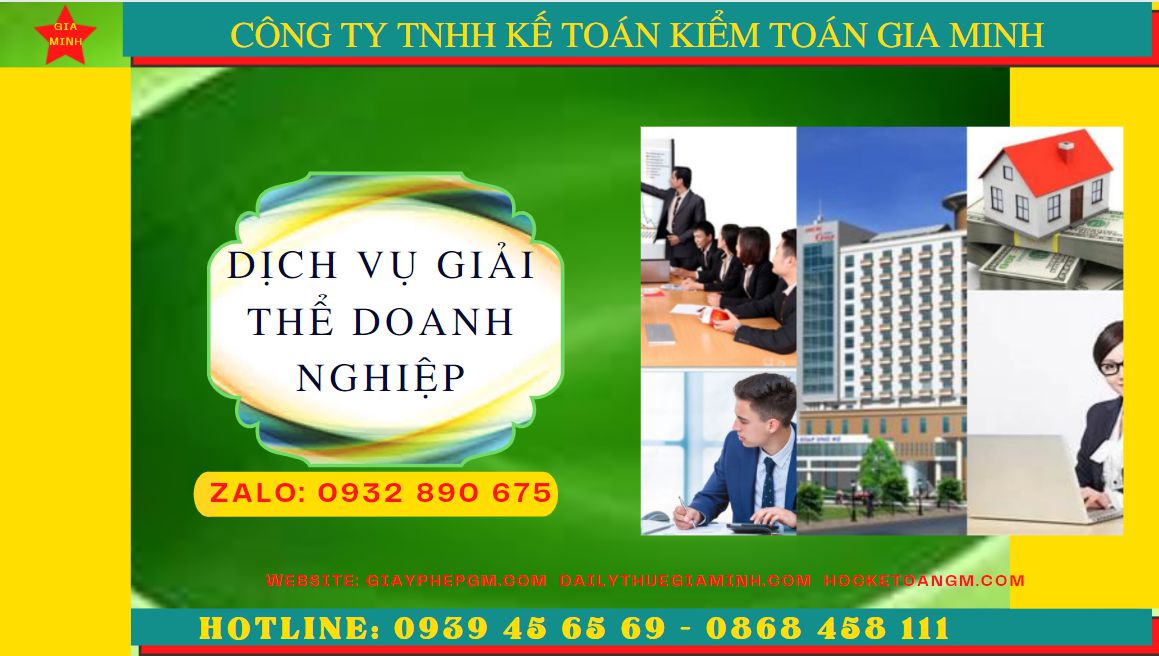Dịch vụ giải thể doanh nghiệp trọn gói tại Quận Cầu Giấy 