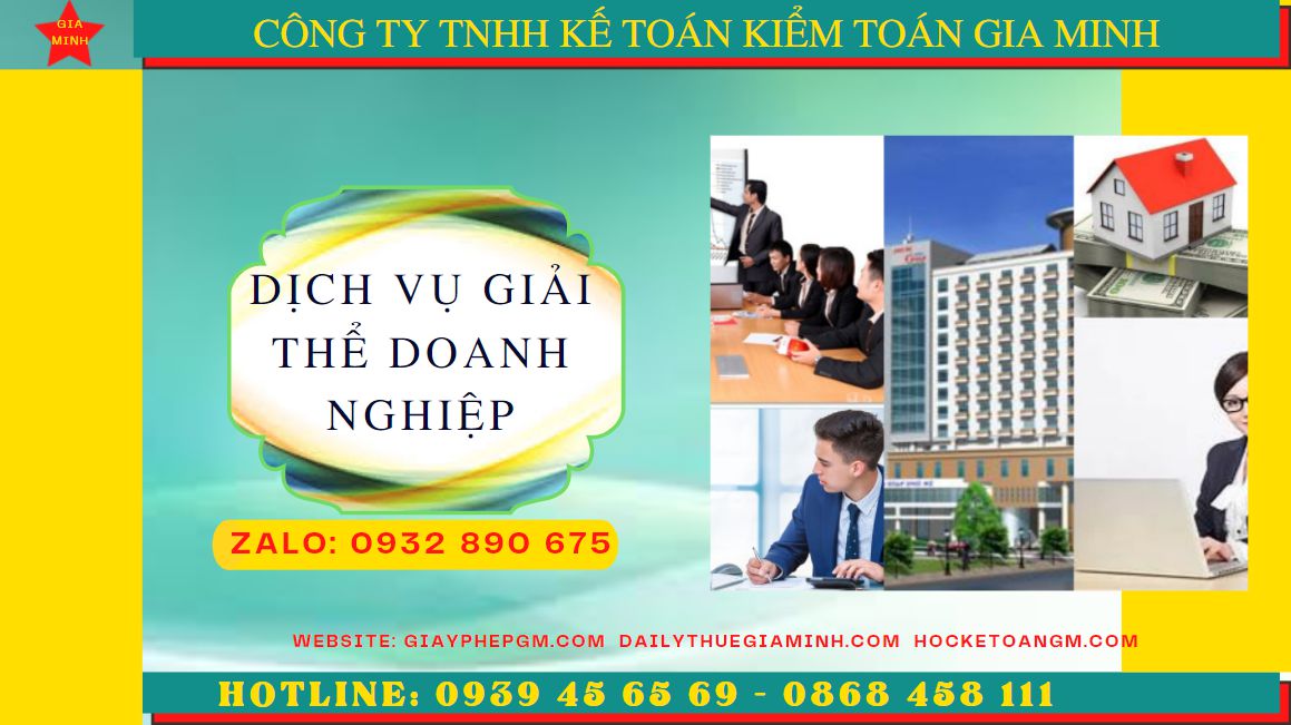Dịch vụ giải thể doanh nghiệp trọn gói tại Quận Đống Đa 