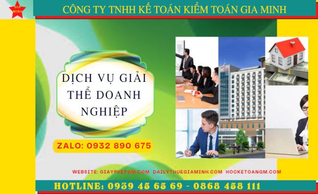 Dịch vụ giải thể doanh nghiệp trọn gói tại Quận Hà Đông 