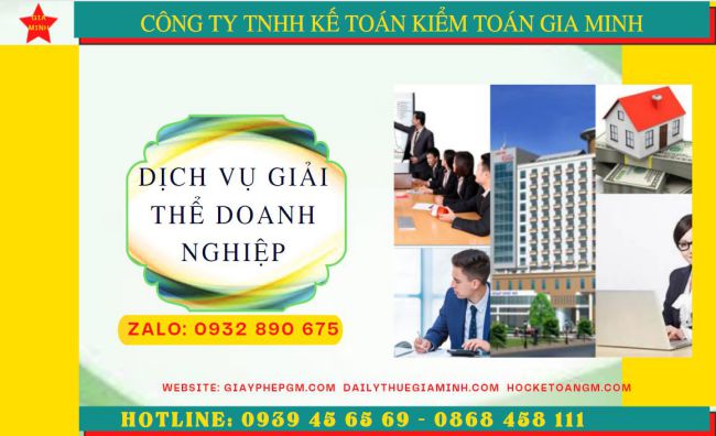 Dịch vụ giải thể doanh nghiệp trọn gói tại Quận Thanh Xuân 