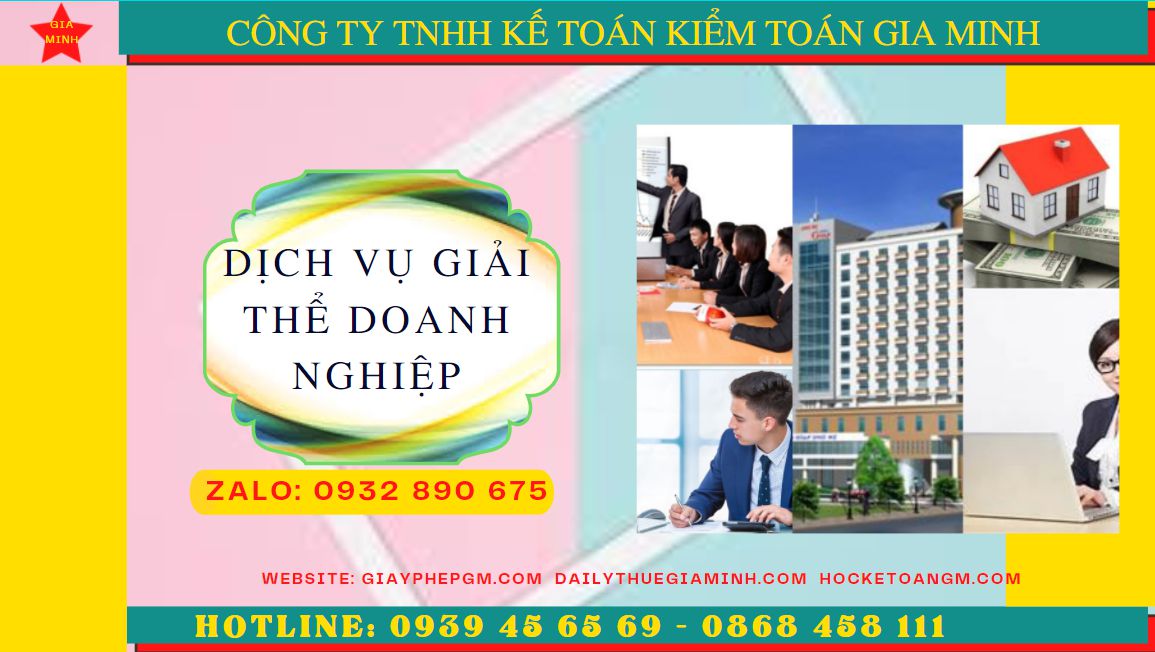 Dịch vụ giải thể doanh nghiệp trọn gói tại Quảng Trị