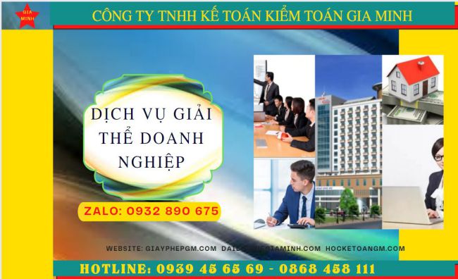 Dịch vụ giải thể doanh nghiệp trọn gói tại Thái Bình