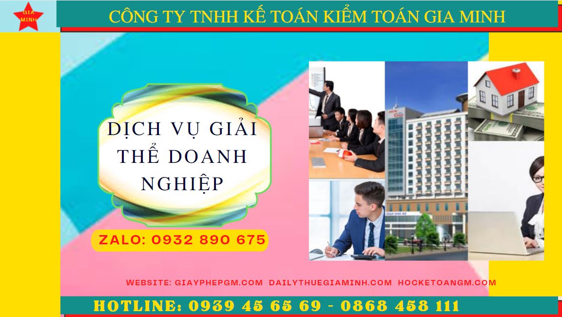 Dịch vụ giải thể doanh nghiệp trọn gói tại Thanh Hóa