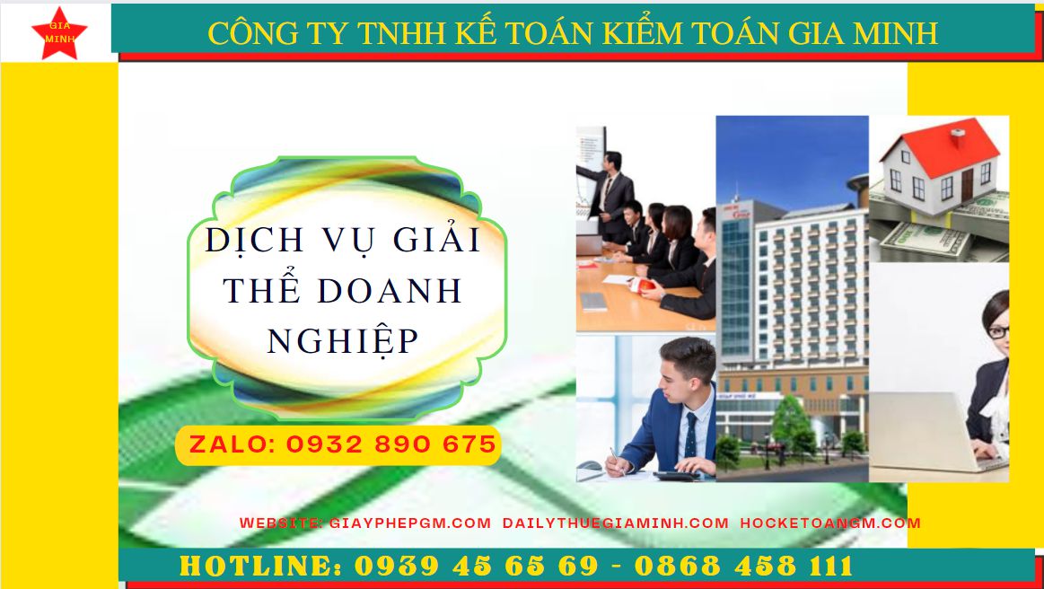 Dịch vụ giải thể doanh nghiệp trọn gói tại Thành Phố Đà Nẵng 