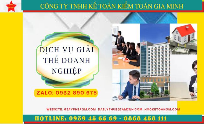 Dịch vụ giải thể doanh nghiệp trọn gói tại Thừa Thiên Huế