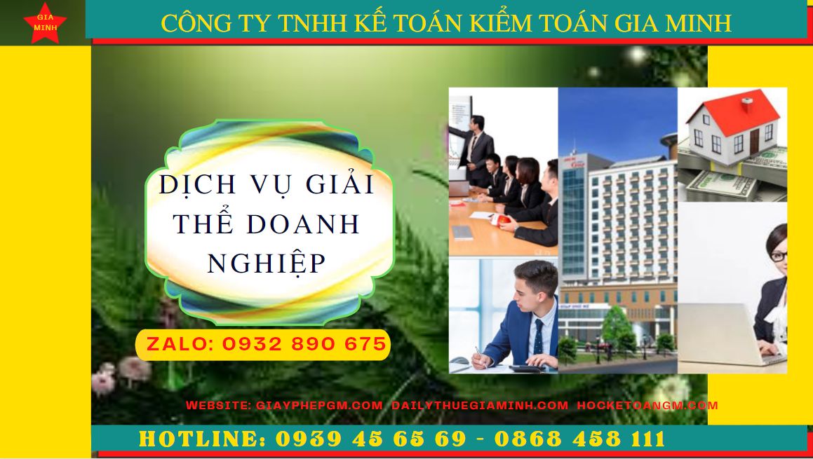 Dịch vụ giải thể công ty trọn gói thành phố bắc giang 4 Dịch vụ giải thể doanh nghiệp trọn gói tại Thành phố Bắc Giang