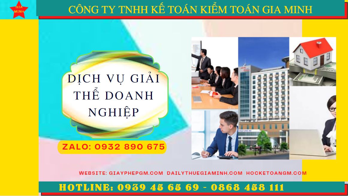 Dịch vụ giải thể doanh nghiệp trọn gói tại TT Huế