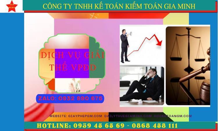 Dịch vụ giải thể văn phòng đại diện của chi nhánh tại An Giang