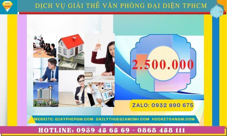 DỊCH VỤ GIẢI THỂ VĂN PHÒNG ĐẠI DIỆN TẠI HUYỆN THƯỜNG TÍN - HÀ NỘI 5 Chi phí giải thể văn phòng đại diện công ty cổ phần tại Huyện Thường Tín - Hà Nội