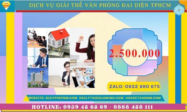 DỊCH VỤ GIẢI THỂ VĂN PHÒNG ĐẠI DIỆN TẠI QUẬN BA ĐÌNH - HÀ NỘI 5 Bảng giá giải thể văn phòng đại diện công ty cổ phần tại Quận Ba Đình - Hà Nội