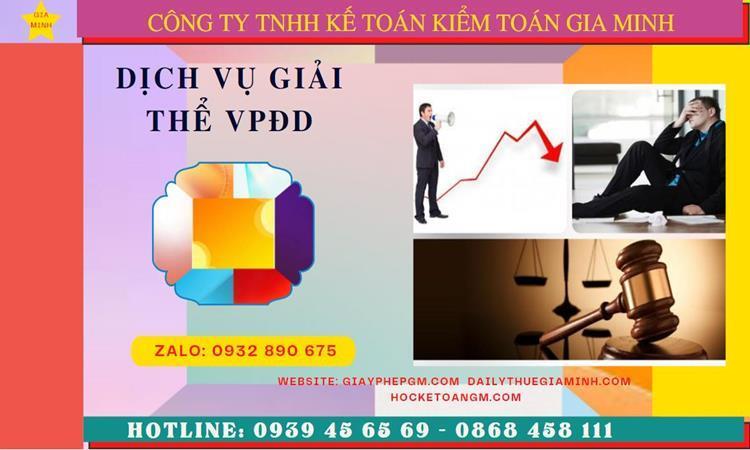 Dịch vụ giải thể văn phòng đại diện trọn gói tại Huyện Ứng Hòa - Hà Nội