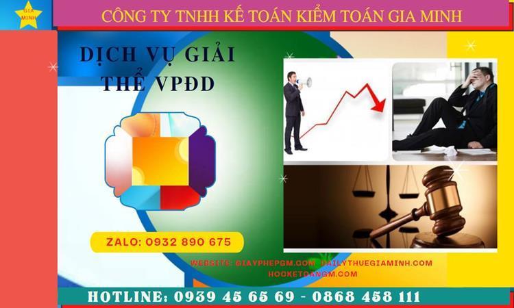 Dịch vụ giải thể văn phòng đại diện trọn gói tại Huyện Hoài Đức - Hà Nội