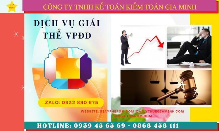 Dịch vụ giải thể văn phòng đại diện trọn gói tại Huyện Quốc Oai - Hà Nội