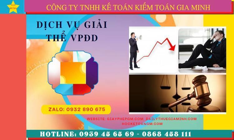Dịch vụ giải thể văn phòng đại diện trọn gói tại Huyện Thạch Thất - Hà Nội
